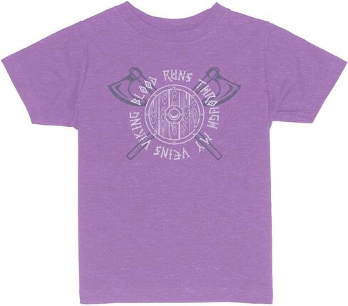 Viking Blood Runs Through My Veins Toddler Kids T-Shirt in Kuwait