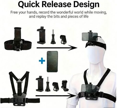 Action Camera Chest Mount Strap,Adjustable Vest Chest Harness in Kuwait