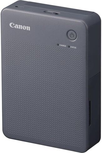 Canon SELPHY QX20 Compact Photo Printer (Dark Gray) Bundle | Portable Printer with Wireless Printing & Borderless Square Prints | for Mobile Printing & Projects (6752C001) + Wall Plug + Cleaning Kit in Kuwait