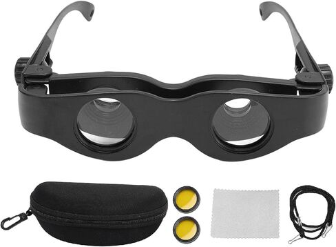 3X Opera Binocular Glasses Fishing Binocular Glasses Yellow Filter Independently Manual Focusing Fishing Scope Glasses for Theater Concerts TV Sports in Kuwait