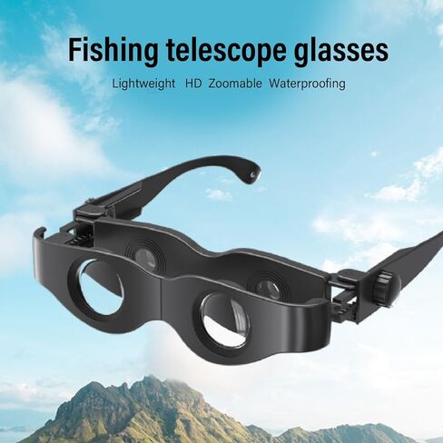 3X Opera Binocular Glasses Fishing Binocular Glasses Yellow Filter Independently Manual Focusing Fishing Scope Glasses for Theater Concerts TV Sports in Kuwait