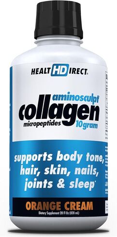 Health Direct – AminoSculpt Liquid Collagen Micropeptides – 28 FL Oz – 28 Servings – 10 Grams of Premium Medical-Grade Liquid Collagen for Women – Strawberry Banana in Saudi Arabia