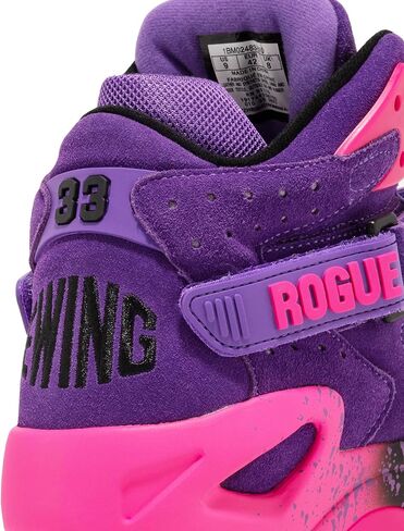 Ewing Patrick Athletics Rogue Sneakers - Purple/Pink/Black, High-Top Performance Basketball Shoes, Size 11 in Kuwait