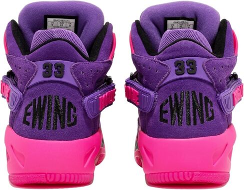 Ewing Patrick Athletics Rogue Sneakers - Purple/Pink/Black, High-Top Performance Basketball Shoes, Size 11 in Kuwait