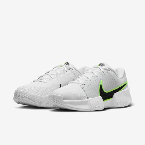 حذاء التنس GP Challenge Pro للسيدات من Nike (أبيض/بلاتيني نقي/فولت/أسود) in Kuwait