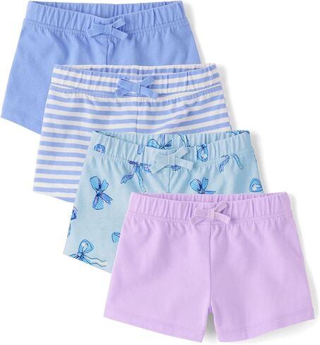 The Children's Place Baby Girls' and Toddler Assorted Knit Shorts in Kuwait