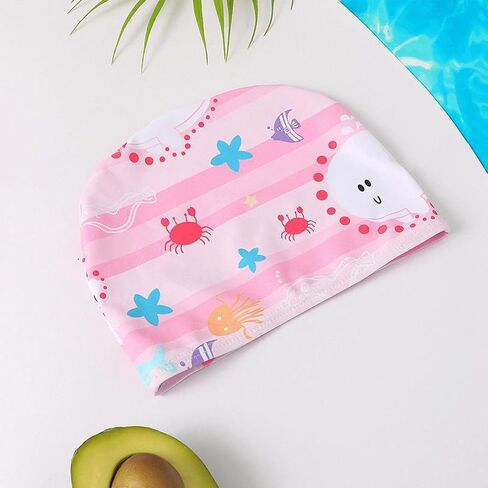 IDOPIP Kids Baby Boys Girls Float Suit Printed Floatation Swimsuit with Adjustable Buoyancy Floating Swimwear Toddler One Piece Bathing Suit Long Sleeve Swimming Beachwear with Cap Pink 2-3 Years in Kuwait