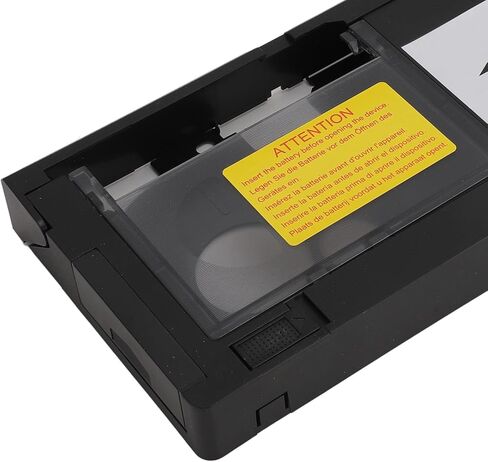 محول كاسيت لكاميرات الفيديو Dioche VHS - تشغيل وتسجيل أشرطة VHSC المتوافقة مع أشرطة SVHSC وSVHS | تصميم سهل الاستخدام مع مفتاح تحكم واحد | إحياء العزيزة in Kuwait