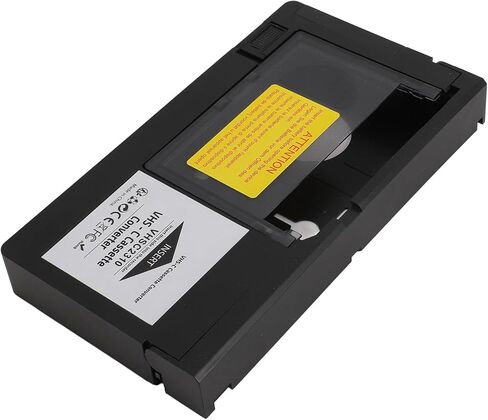 محول كاسيت لكاميرات الفيديو Dioche VHS - تشغيل وتسجيل أشرطة VHSC المتوافقة مع أشرطة SVHSC وSVHS | تصميم سهل الاستخدام مع مفتاح تحكم واحد | إحياء العزيزة in Kuwait