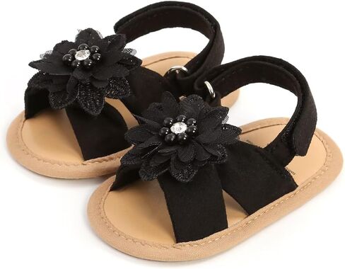 Infant Baby Boys Girls Flower Sandals Summer Breathable Beach Sandal Soft Sole Anti-Slip Shoes Toddler First Walking Shoes in Saudi Arabia