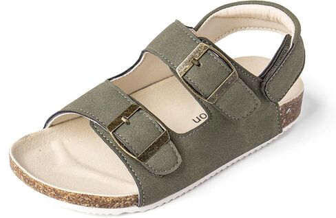 Boys Girls Cork Footbed Sandals Comfy Summer Slides with Adjustable Straps for Indoor Outdoor in Saudi Arabia