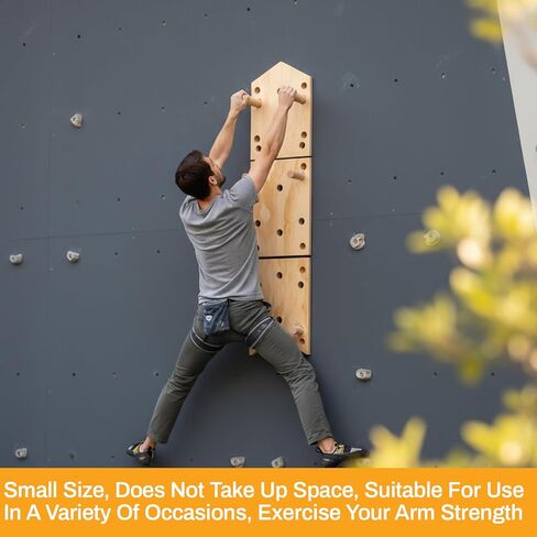تسلق Pegboard 12''x48'' لوح تسلق الصخور مع أوتاد وتد 23 فتحة سلم مثبت على الحائط للياقة البدنية والتدريب المتقاطع لتسلق الصخور هدية، هدية عيد الميلاد للمتسلق in Kuwait