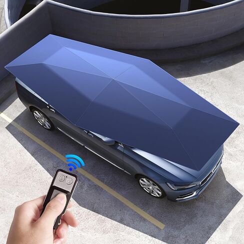 خيمة مظلة سيارة أوتوماتيكية بالكامل، أغطية سيارات عالمية للسيارات، مرآب محمول لمظلة السيارة لحماية السيارة في الهواء الطلق من المطر والشمس سيدان in Kuwait
