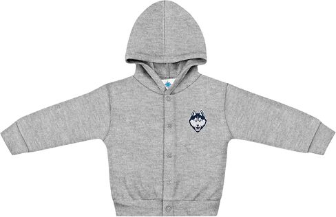 سترة بغطاء للرأس من Creative Knitwear College Baby مرخصة رسميًا من الرابطة الوطنية لرياضة الجامعات (NCAA) - شعار Connecticut Huskies - أكسفورد - 2T in Kuwait