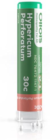 OLLOÏS Hypericum Perforatum 30c عضوي، دواء المعالجة المثلية الخالي من اللاكتوز، (عبوة من قطعتين)، 160 قطعة in Saudi Arabia
