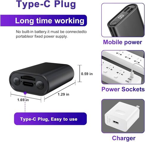 Spy Camera 1080P Indoor Hidden Camera Wireless, Mini Cameras, Home Security Cameras with Motion Detection, Night Vision, App Control Door SpyCam X7 in Kuwait