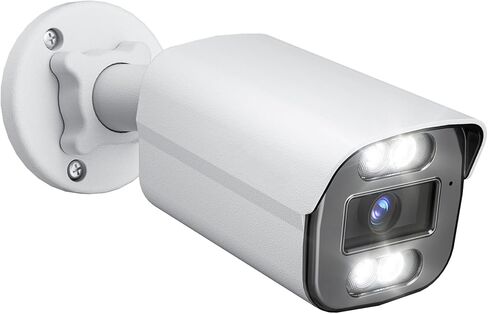 LongPlus 12MP Security Camera System, 12MP H.265+ PoE Home Security Camera System, Spotlight Color Night Vision, Person Vehicle Detection, 16CH NVR 4TB HDD, LP12MEF8B1 in Kuwait