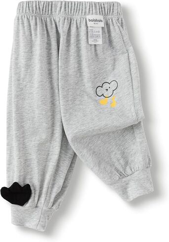 Balabala Baby Pants Toddler Cotton Pants for Boys and Girls Lightweight Kids Long Pants Baby Joggers for Spring Summer in Saudi Arabia
