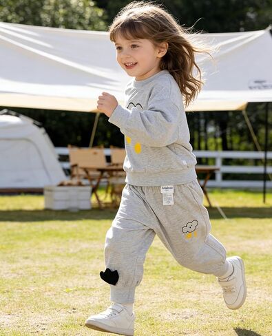 Balabala Baby Pants Toddler Cotton Pants for Boys and Girls Lightweight Kids Long Pants Baby Joggers for Spring Summer in Saudi Arabia