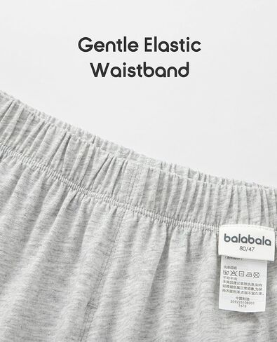 Balabala Baby Pants Toddler Cotton Pants for Boys and Girls Lightweight Kids Long Pants Baby Joggers for Spring Summer in Saudi Arabia