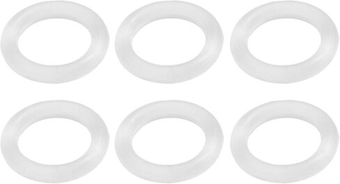 6pcs O-Rings for Medela Harmony Manual Breast Pump, Rubber Gasket Replacement Parts for Hand Breast Pump Handle in Kuwait
