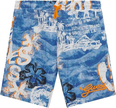 GUESS Boys' Eco Printed Active Shorts in Saudi Arabia