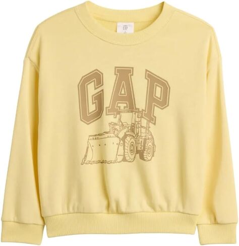 GAP baby-boys French Terry Logo Crew Sweatshirt in Saudi Arabia