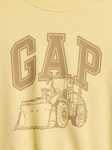 GAP baby-boys French Terry Logo Crew Sweatshirt in Saudi Arabia
