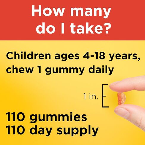 Nature Made Kids First Vitamin C Gummies, Dietary Supplement for Immune Support, 110 Gummies, 110 Day Supply in Saudi Arabia