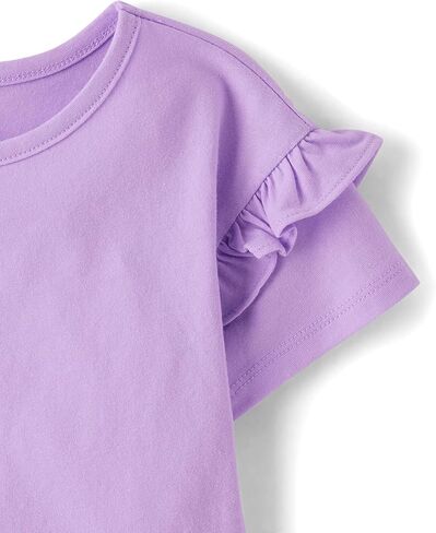 The Children's Place,Baby Girls,and Toddler Short Sleeve Everyday Casual Knit Shirt,Rainbow 4-Pack,18 Months,24 Months in Kuwait