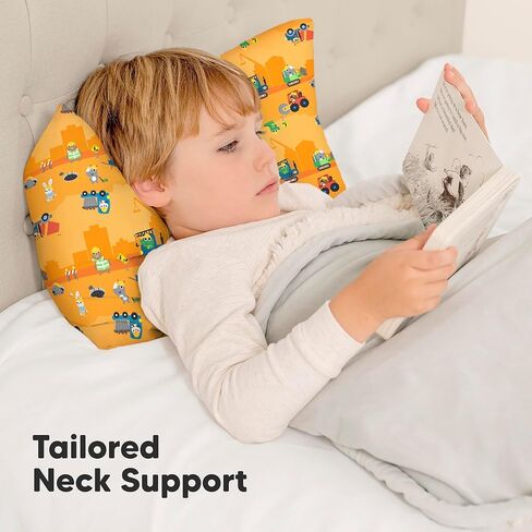 KeaBabies Toddler Pillow with Pillowcase and Toddler Pillowcase 13X18 - Soft Cotton Kids Pillow for Sleeping - Soft and Breathable, Perfect for Boys, Girls, Kids, Travel, Nap in Kuwait