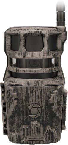 Stealth Cam Revolver PRO 40MP Photo 1440P at 30 FPS QHD Video 0.4 Sec Trigger Speed 360-Degree Panoramic View Built-in GPS Hunting Cellular Trail Camera, External Battery, 32GB SD Card, and Cloth in Kuwait