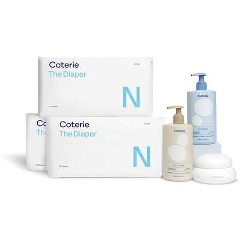 Coterie Bun Balm, 4.59 oz Diaper + Dry Skin Balm (Pack of 2) | Includes two 4.59 oz balm containers, multi-use skin salve, fragrance free, petrolatum free, sensitive skin safe in Saudi Arabia