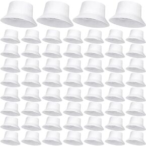 Bucket Hat, Cotton Summer Beach Cap for Women Men Summer Solid Color Beach Getaway Fisherman's Hat Outdoor and Travel