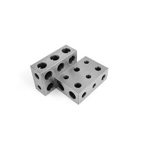 Taytools 770788 1-2-3 Blocks 11 Hole Universal Matched Pair (2 Each) Hardened Steel RC 56-60 Precision Ground