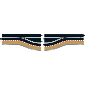 Scalextric Digital Pit Lane in and Out Track Left Hand 1:32 Slot Car Race Track C7014