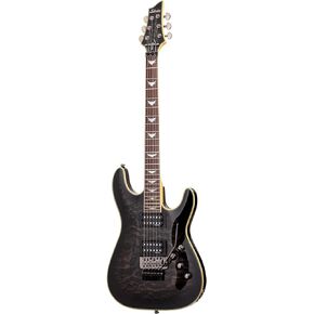 Schecter Guitar Research Omen Extreme-6 FR Electric Guitar - See-Thru Black