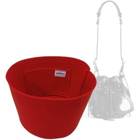 (8-50/ Bal-Cagole-BK-XS-R Bag Organizer for Bal Le Cagole XS Bucket Bag Organizer Insert Innerbag