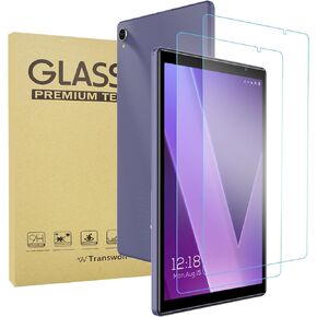 (for T10M Pro Plus) 2PCS Tempered Glass Screen Protector for VORTEX T10M Pro+ Tablet/ T10M Pro Plus Tablet 10.1 Inch (Check the Tablet Model Carefully)