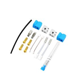 3D Printer Extruder Hotend Kit Fit for Artillery Sidewinder X1 X2 3D Printer Extruder Kit with Silicine Socks Heating Block All Metal Throat Nozzles