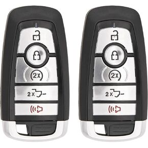 Keyless2Go Replacement for 5 Button Proximity Smart Key 902 Mhz 2-Way Gen 5 PEPS for Ford M3N-A2C931426 164-R8166 in Saudi Arabia