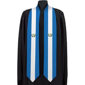 Guatemala Graduation Sash National Graduation Sash/Stole International Study Abroad Unisex Country Flag Graduation Sash (Guatemala)