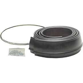 Pacer Performance 52-188 Flexy Flares Black 2-1/2" x 58" Heavy Duty Reinforced Rubber Fender Extension Kit - 2 Piece