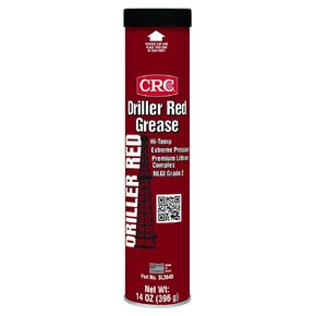 CRC Driller Red Grease Extreme Pressure Lithium Complex Grease, 14 Wt Oz, (Pack of 10), SL3640CS