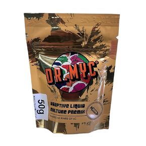 DrMyc.com Adaptive Liquid Culture Premix for Dung Loving Mushroom Cultivation - Makes 480 LC syringes/10.5 Pints of LC. Complete with Step-by-Step Instructions. for Dung Lovers. 50 Grams. (50 g)