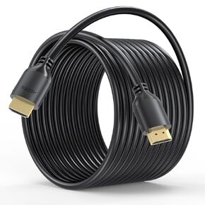 HDMI Cable 15 FT, 4K 15 Foot HDMI to HDMI Cable in-Wall CL3 Rated High Speed HDMI 2.0 Cord(4K@60Hz, 2K 1440P, 3D, HDCP2.2, ARC, Ethernet) Compatible for Monitor, Projector, HDTV, Laptop, PC