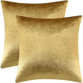 GIGIZAZA Decorative Black Small Lumbar Pillow Covers, Set of 2 Cushion Covers Velvet Pillow Covers, Sofa Throw 12x20 Pillow Covers