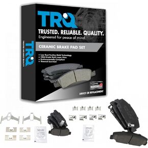 TRQ Front & Rear Ceramic Disc Brake Pad Kit for Honda Civic CRX Del Sol New