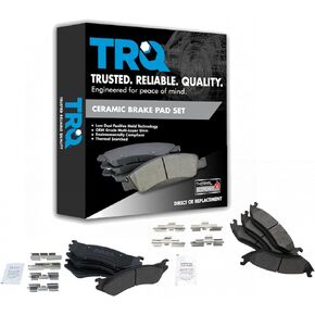 TRQ Front & Rear Semi Metallic Disc Brake Pad Kit for Durango Ram 1500 New