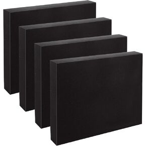4Pcs Pick Apart Foam Insert, 16 X 12 X 2" Pick and Pluck Foam, Black Pluck Pre Cube Sheet Foam for Board Game Box Cases Toolbox Camera Storage Drawer Crafts in Saudi Arabia